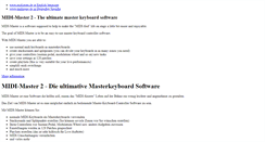 Desktop Screenshot of midizone.de